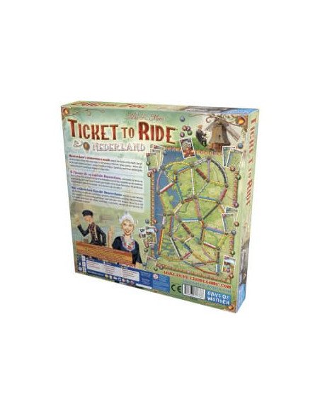 dos de la boite, Les Aventuriers du Rail : Pays-Bas