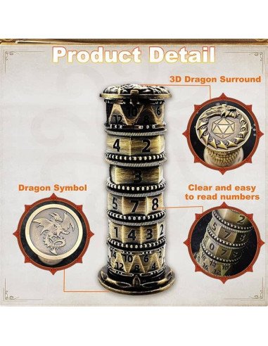 Tour a Dés Spinner En Métal