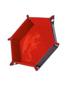 piste de dés dragon rouge. materiel