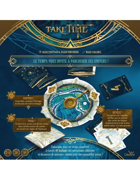 Take Time - Dos de la Boîte