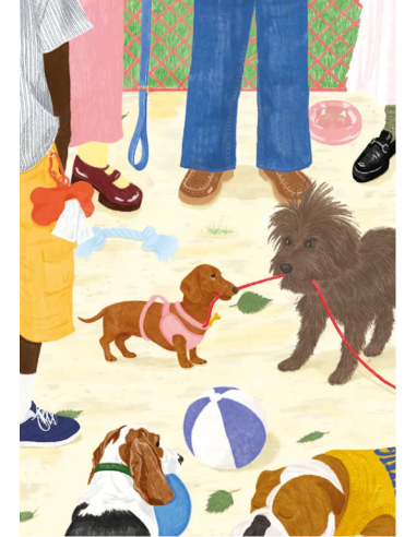 Sortir le chien - Puzzle 100 pièces