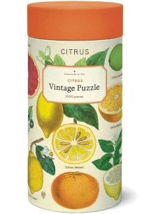 Agrumes - Puzzle 1000 pièces, citrus, tube