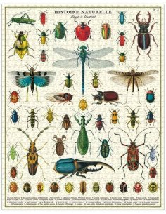 Insectes - Puzzle 1000 pièces, bugs, tube, vintage 2