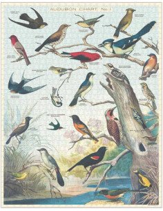 Oiseaux d'Audubon - Puzzle 1000 pièces, bird, tube, affiche, vintage 2