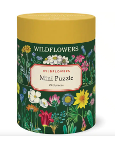 Fleurs Sauvages - Mini Puzzle 240 pièces, cavallini, vintage, wildflowers