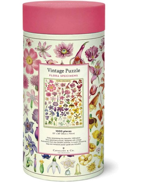 Specimen de fleurs - Puzzle 1000 pièces