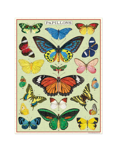 Papillons (Butterflies) - Mini Puzzle...