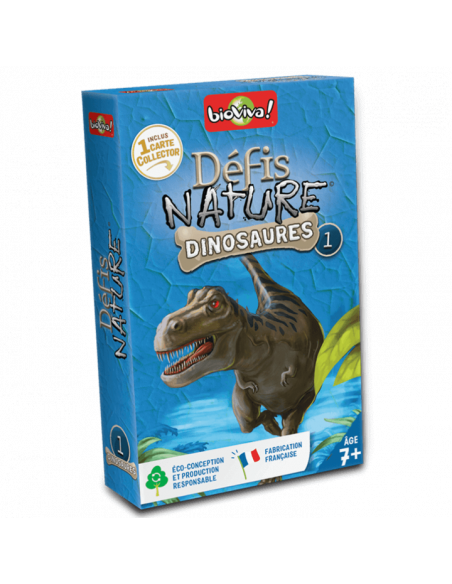 Défis Nature : Dinosaures 1 Bleu