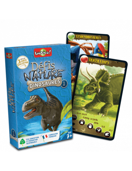 Défis Nature : Dinosaures 1 Bleu