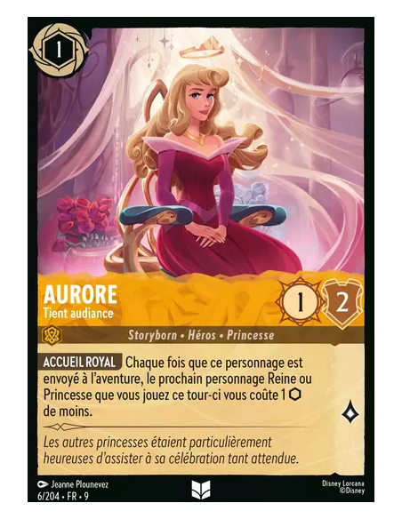 S9 - 006/204 : Aurore - Tient audiance | Cartes à l'unité Lorcana