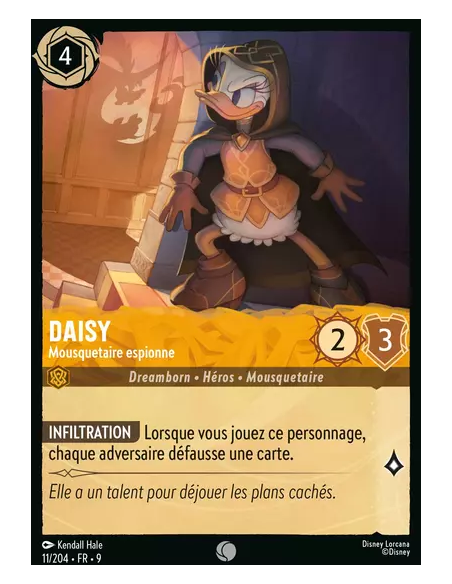 S9 - 011/204 : Daisy - Mousquetaire espionne | Cartes à l'unité Lorcana