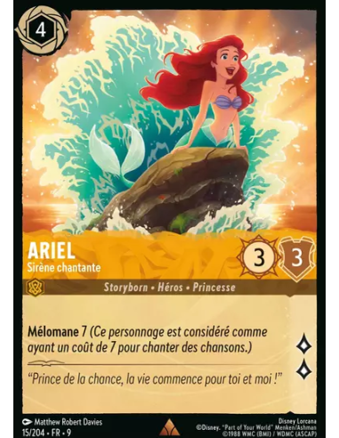 S9 - 015/204 - Ariel - Sirène chantante