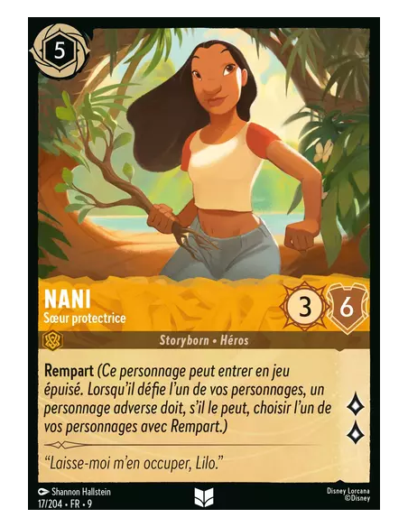 S9 - 017/204 : Nani - Sœur protectrice | Cartes à l'unité Lorcana