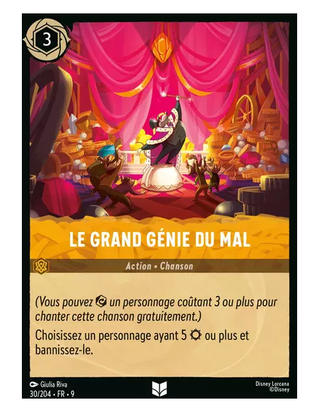 S9 - 030/204 : Le Grand Génie du Mal | Cartes à l'unité Lorcana
