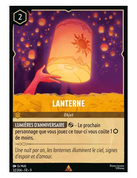 S9 - 032/204 : Lanterne | Cartes à l'unité Lorcana