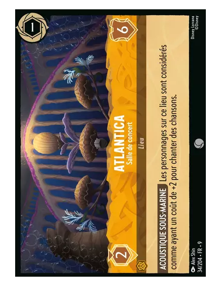 S9 - 034/204 : Atlantica - Salle de concert | Cartes à l'unité Lorcana