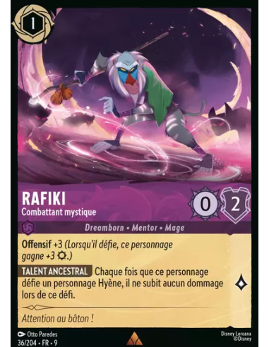 S9 - 036/204 - Rafiki - Combattant...