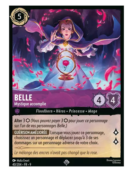 S9 - 040/204 : Belle - Mystique accomplie | Cartes à l'unité Lorcana