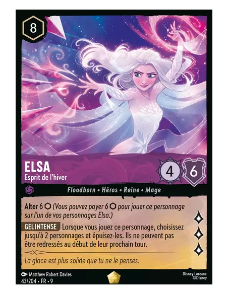 S9 - 043/204 : Elsa - Esprit de l'hiver | Cartes à l'unité Lorcana