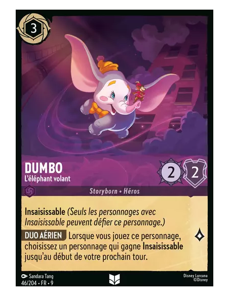 S9 - 046/204 : Dumbo - L'éléphant volant | Cartes à l'unité Lorcana