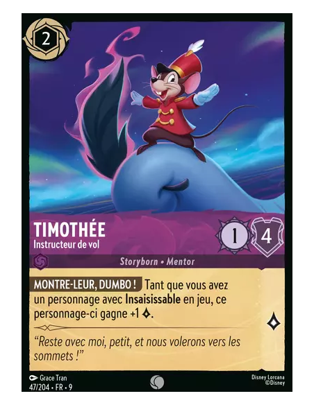 S9 - 047/204 : Timothée - Instructeur de vol | Cartes à l'unité Lorcana