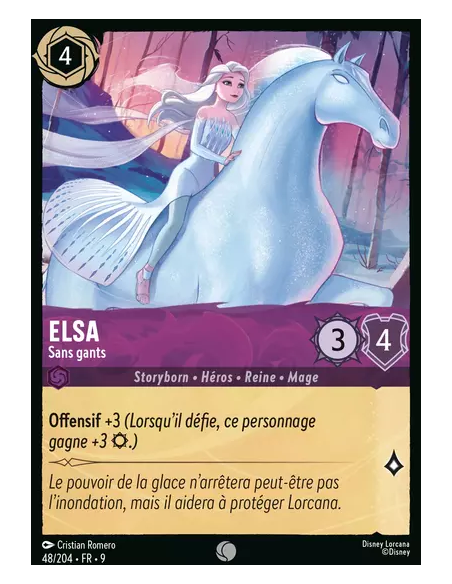 S9 - 048/204 : Elsa - Sans gants | Cartes à l'unité Lorcana