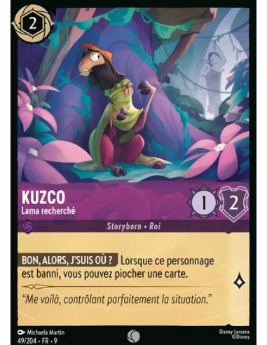 S9 - 049/204 - Kuzco - Lama recherché