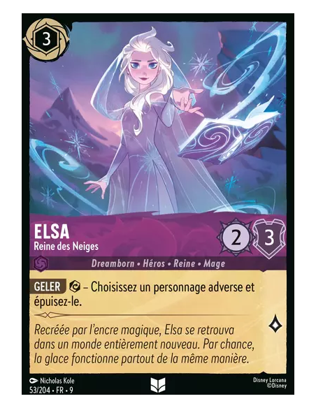 S9 - 053/204 : Elsa - Reine des Neiges | Cartes à l'unité Lorcana