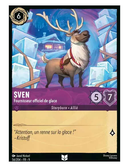 S9 - 056/204 : Sven - Fournisseur officiel de glace | Cartes à l'unité Lorcana
