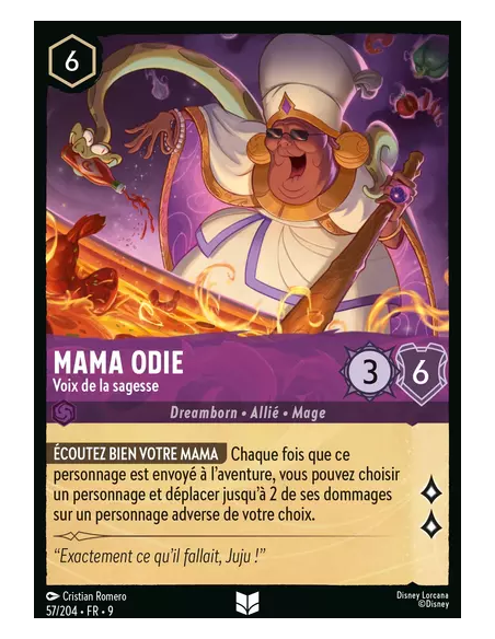 S9 - 057/204 : Mama Odie - Voix de la sagesse | Cartes à l'unité Lorcana