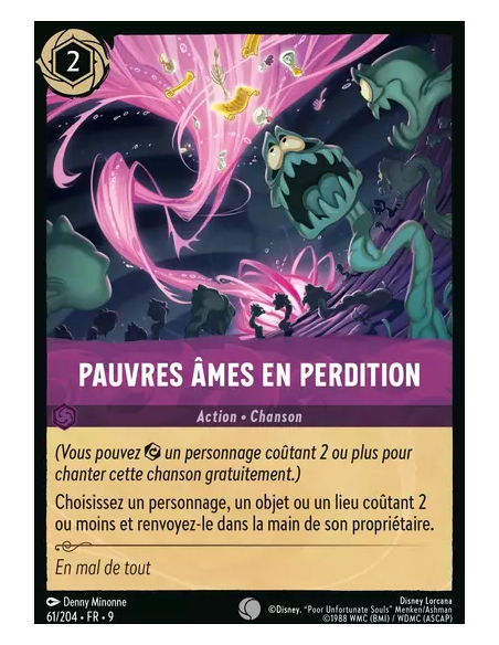 S9 - 061/204 : Pauvres âmes en perdition | Cartes à l'unité Lorcana