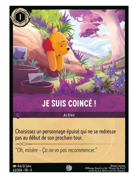 S9 - 063/206 : Je suis coincé ! | Cartes à l'unité Lorcana