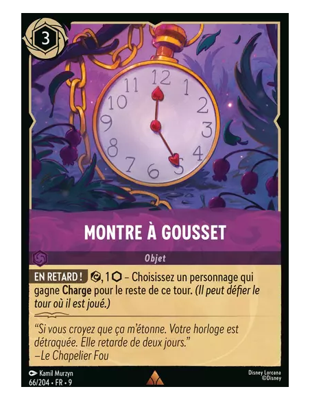 S9 - 066/204 : Montre à Gousset | Cartes à l'unité Lorcana