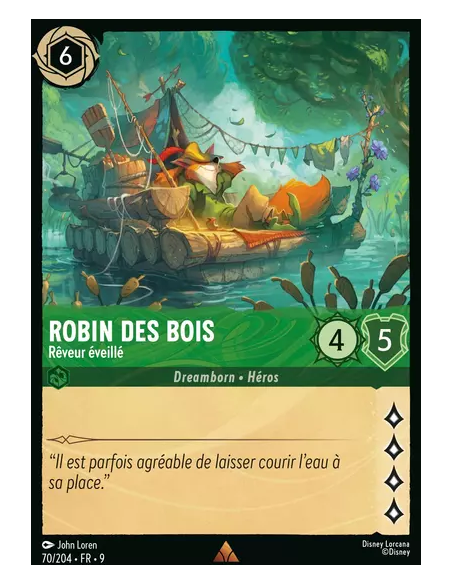 S9 - 070/204 : Robin des Bois - Rêveur éveillé | Cartes à l'unité Lorcana