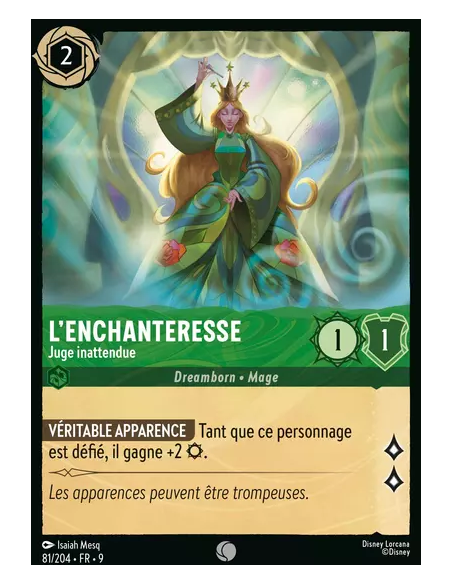 S9 - 081/204 : L'Enchanteresse - Juge inattendue | Cartes à l'unité Lorcana