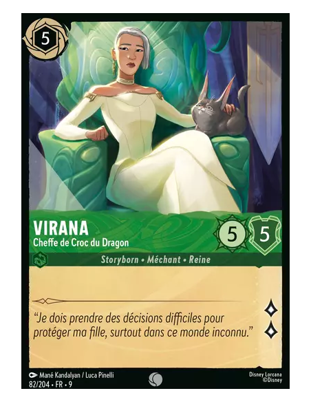 S9 - 082/204 : Virana - Cheffe de Croc du Dragon | Cartes à l'unité Lorcana
