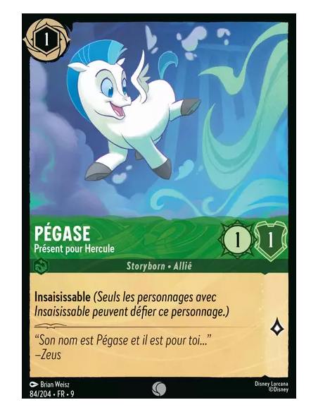 S9 - 084/204 : Pégase - Présent pour Hercule | Cartes à l'unité Lorcana