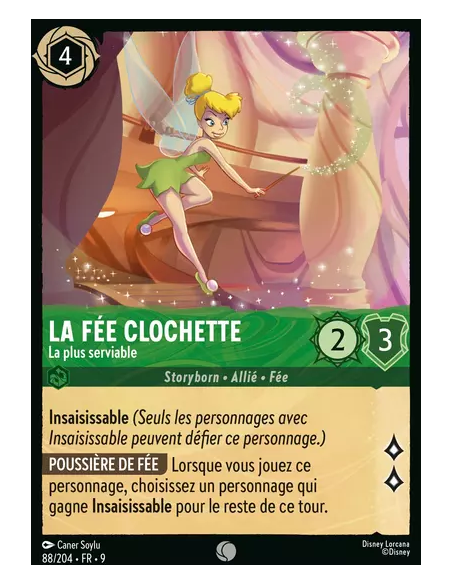 S9 - 088/204 : La Fée Clochette - La plus serviable | Cartes à l'unité Lorcana
