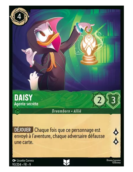 S9 - 093/204 : Daisy - Agente secrète | Cartes à l'unité Lorcana