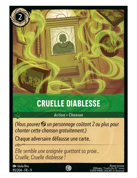S9 - 095/204 : Cruelle Diablesse | Cartes à l'unité Lorcana