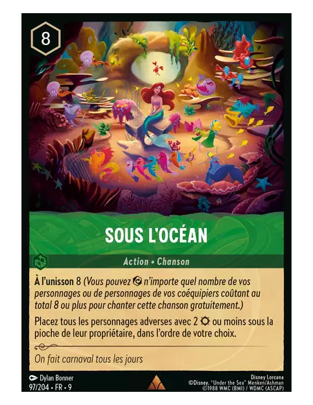 S9 - 097/204 : Sous l'océan | Cartes à l'unité Lorcana