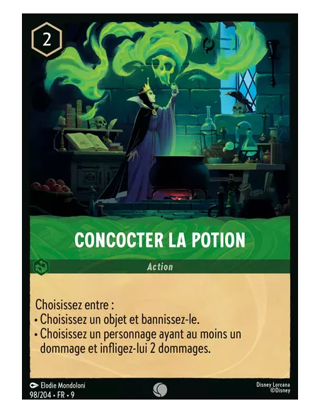 S9 - 098/204 : Concocter la Potion | Cartes à l'unité Lorcana