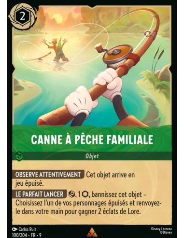 S9 - 100/204 - Canne à pêche familiale