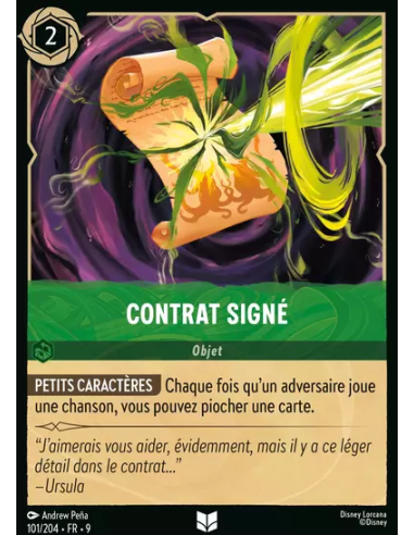 S9 - 101/204 - Contrat signé