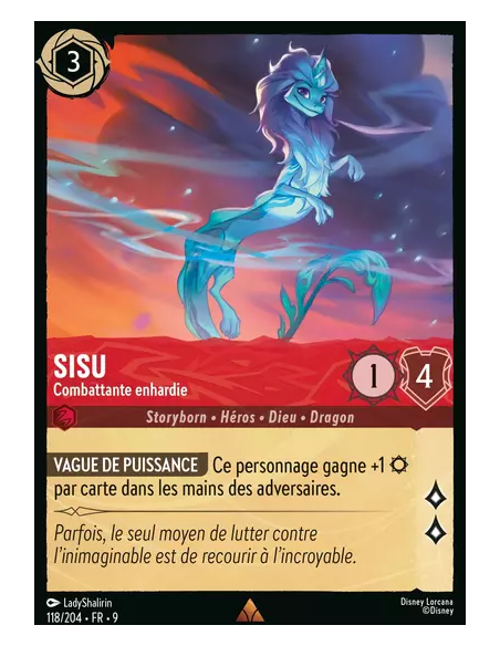 S9 - 118/204 : Sisu - Combattante enhardie | Cartes à l'unité Lorcana