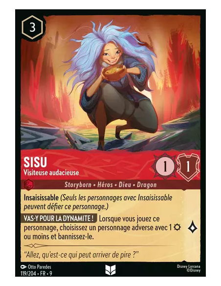 S9 - 119/204 : Sisu - Visiteuse audacieuse | Cartes à l'unité Lorcana