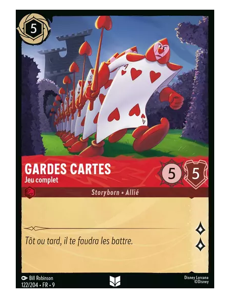 S9 - 122/204 : Gardes cartes - Jeu complet | Cartes à l'unité Lorcana