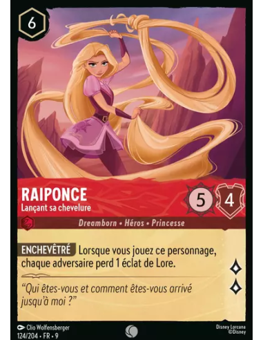 S9 - 124/204 - Raiponce - Lançant sa...