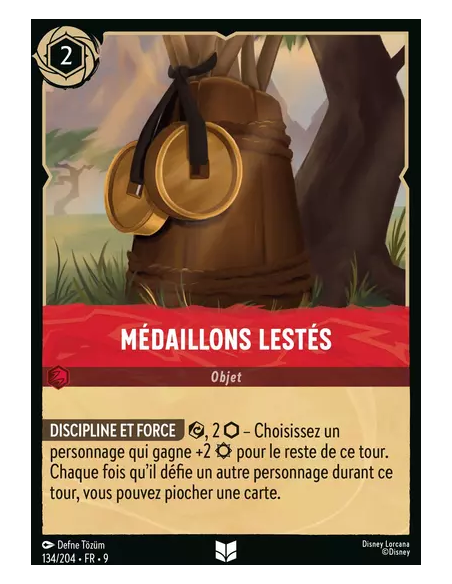 S9 - 134/204 : Médaillons Lestés | Cartes à l'unité Lorcana