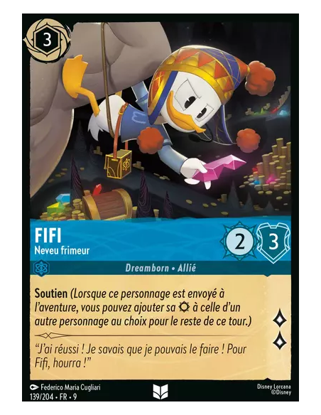 S9 - 139/204 : Fifi - Neveu frimeur | Cartes à l'unité Lorcana
